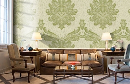 Обои 13VNG-D фото в интерьере кабинета превью