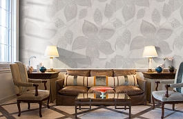 Обои 14PPV-A фото в интерьере кабинета превью