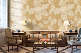 Обои 16PPV-A фото в интерьере кабинета превью