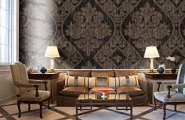 Обои 64T фото в интерьере кабинета превью