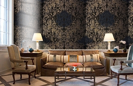 Обои KTE05029 фото в интерьере кабинета превью