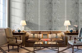 Обои KTE06004 фото в интерьере кабинета превью