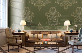 Обои KTE10001 фото в интерьере кабинета превью