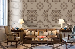 Обои V15029 фото в интерьере кабинета превью