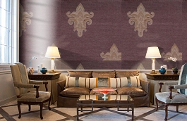 Обои 10SA-B фото в интерьере кабинета превью