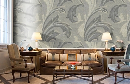 Обои DL-15G фото в интерьере кабинета превью