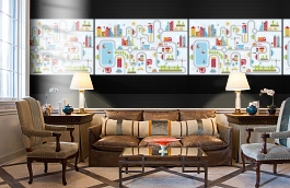 Обои p-581 фото в интерьере кабинета превью