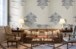 Обои KTE07007 фото в интерьере кабинета превью