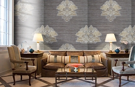 Обои KTE07013 фото в интерьере кабинета превью