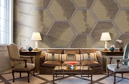 Обои 11BRD-P фото в интерьере кабинета превью