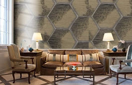 Обои 15BRD-P фото в интерьере кабинета превью