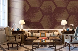 Обои 16BRD-P фото в интерьере кабинета превью