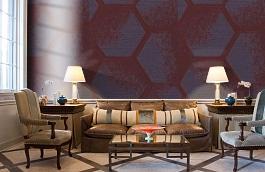 Обои 17BRD-P фото в интерьере кабинета превью