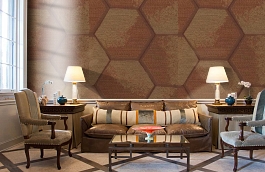 Обои 19BRD-P фото в интерьере кабинета превью