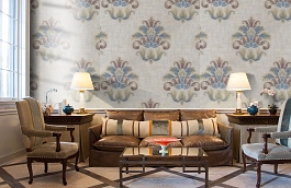 Обои 10CRE-G фото в интерьере кабинета превью