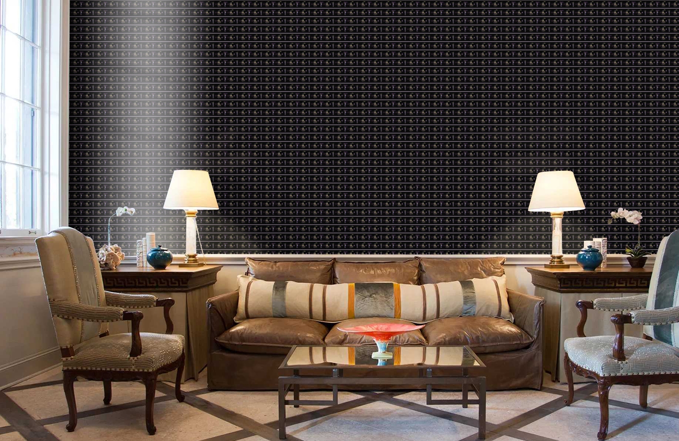 Обои 174903 фото в интерьере кабинета