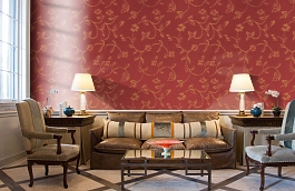 Обои 44-MA-F фото в интерьере кабинета превью