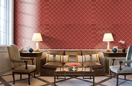 Обои 44-MA-R фото в интерьере кабинета превью