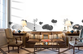 Обои 6273 фото в интерьере кабинета превью