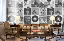 Обои P130703-3 фото в интерьере кабинета превью