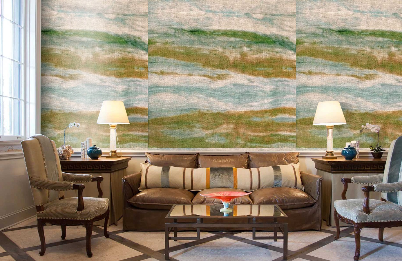 Обои 72450224 фото в интерьере кабинета