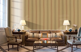 Обои St Remy Rouge Fabric фото в интерьере кабинета превью