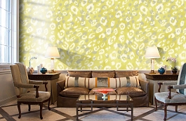 Обои 41903F фото в интерьере кабинета превью