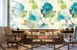 Обои AG10202F фото в интерьере кабинета превью