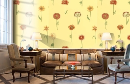 Обои 839-F-96103 фото в интерьере кабинета превью