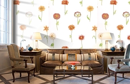 Обои 839-F-96104 фото в интерьере кабинета превью