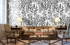 Обои 839-F-96118 фото в интерьере кабинета превью