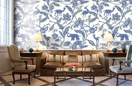 Обои 839-F-96148 фото в интерьере кабинета превью