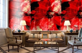 Обои AV51800M фото в интерьере кабинета превью