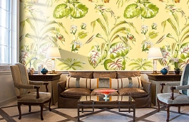 Обои F91146 фото в интерьере кабинета превью