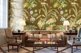 Обои F91151 фото в интерьере кабинета превью