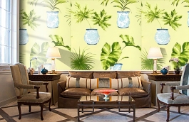 Обои F91153 фото в интерьере кабинета превью