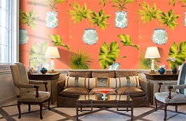 Обои F91158 фото в интерьере кабинета превью