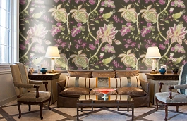 Обои F913001 фото в интерьере кабинета превью