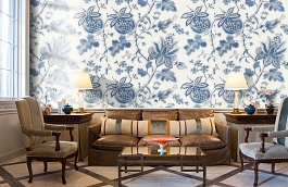 Обои F913004 фото в интерьере кабинета превью