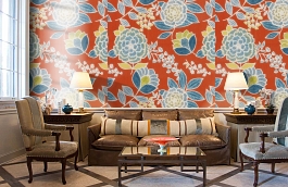 Обои F913008 фото в интерьере кабинета превью