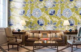 Обои F913011 фото в интерьере кабинета превью