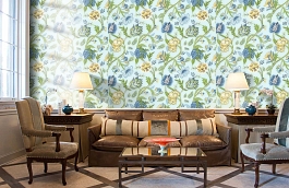 Обои F94905 фото в интерьере кабинета превью