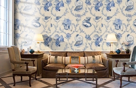 Обои F95744 фото в интерьере кабинета превью