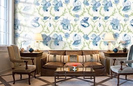 Обои F95747 фото в интерьере кабинета превью