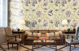 Обои F95748 фото в интерьере кабинета превью