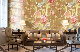 Обои F98646 фото в интерьере кабинета превью