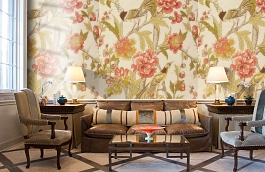 Обои F98648 фото в интерьере кабинета превью