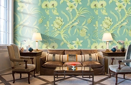 Обои F99253 фото в интерьере кабинета превью