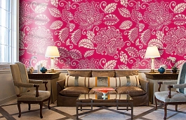 Обои F99268 фото в интерьере кабинета превью