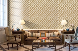 Обои W98686 фото в интерьере кабинета превью